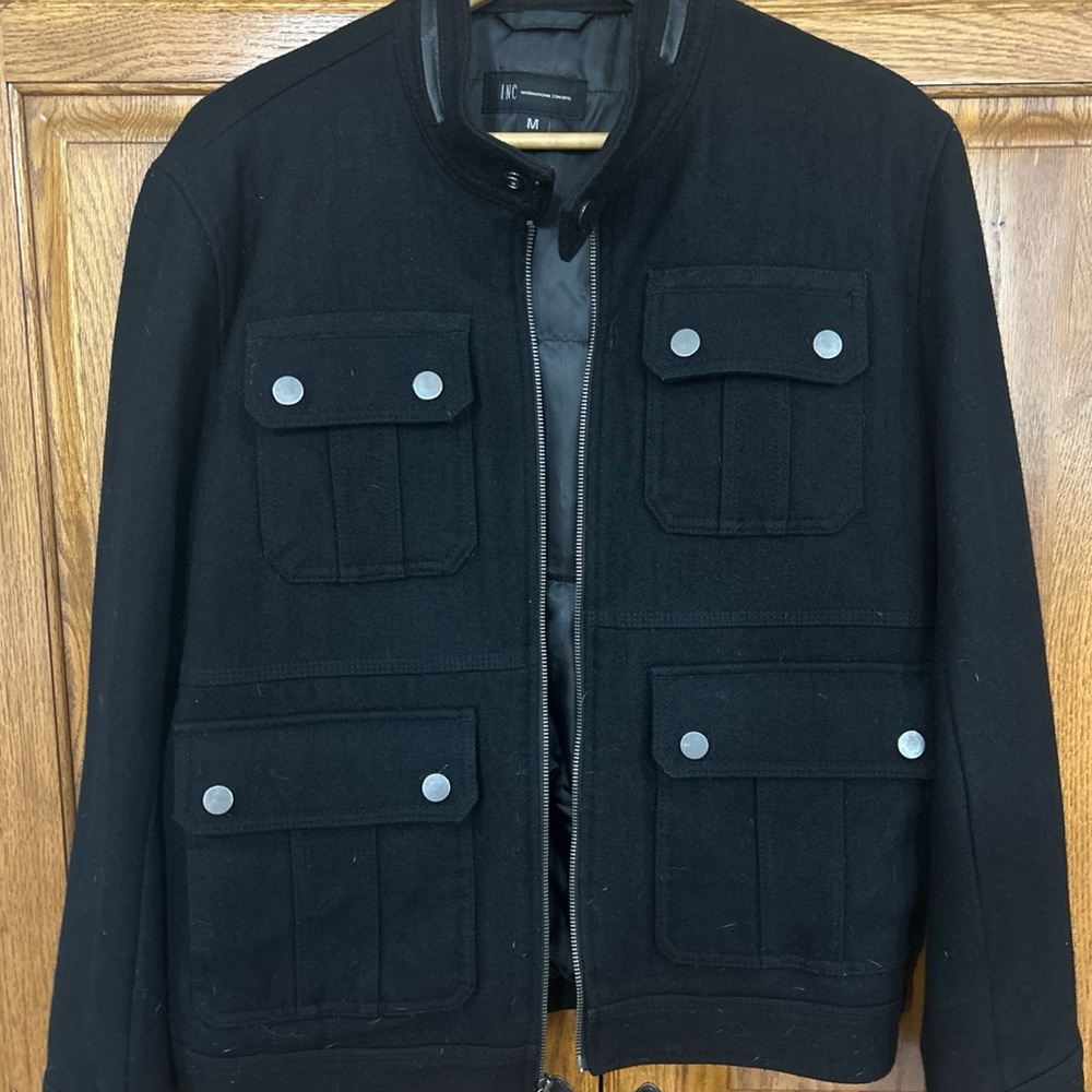 INC International Concepts Men's Black Jacket